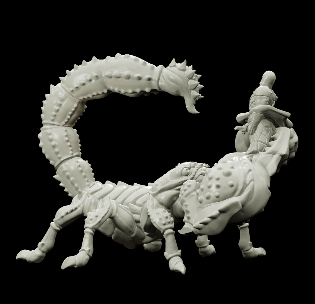 3D Printed Bestiary Vol. 4 Nafarrate - Astrakon Scorpion 32mm Ragnarok D&D