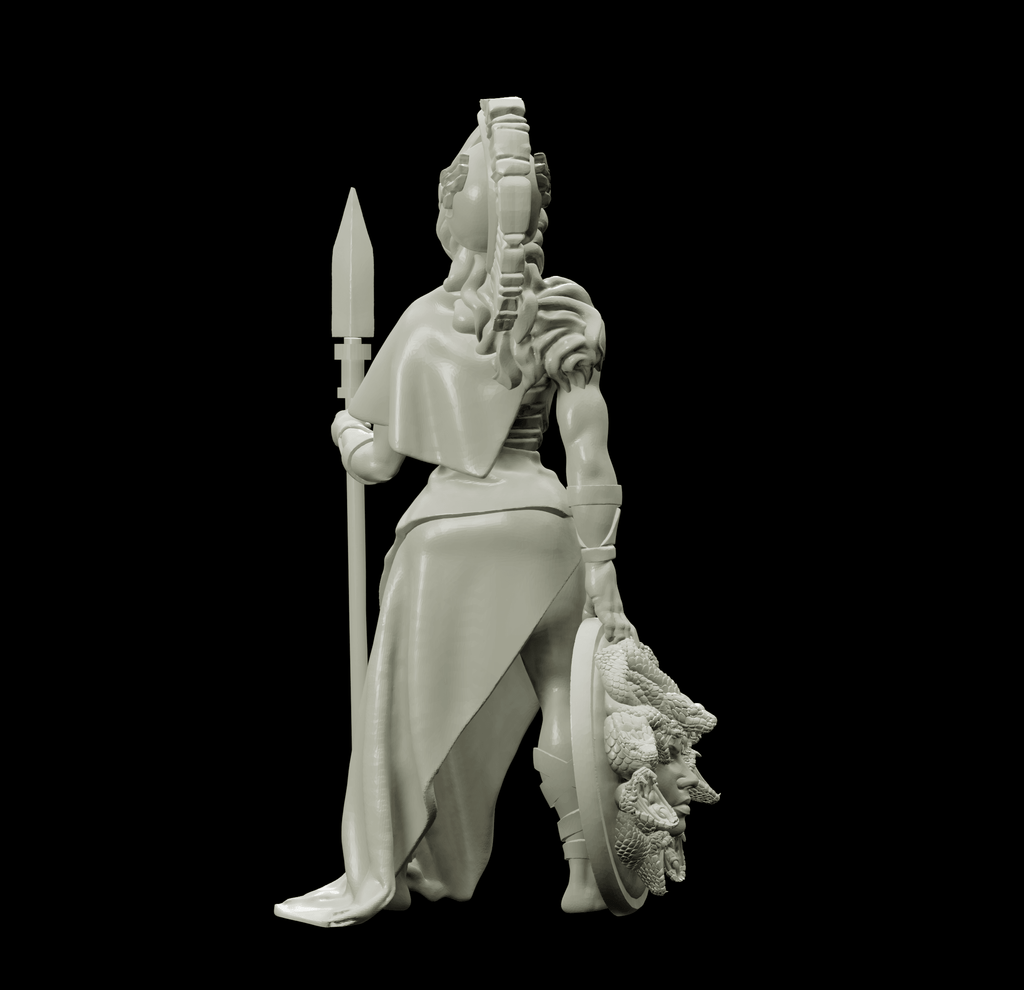 3D Printed Bestiary Vol. 4 Nafarrate - Athena 32mm Ragnarok D&D