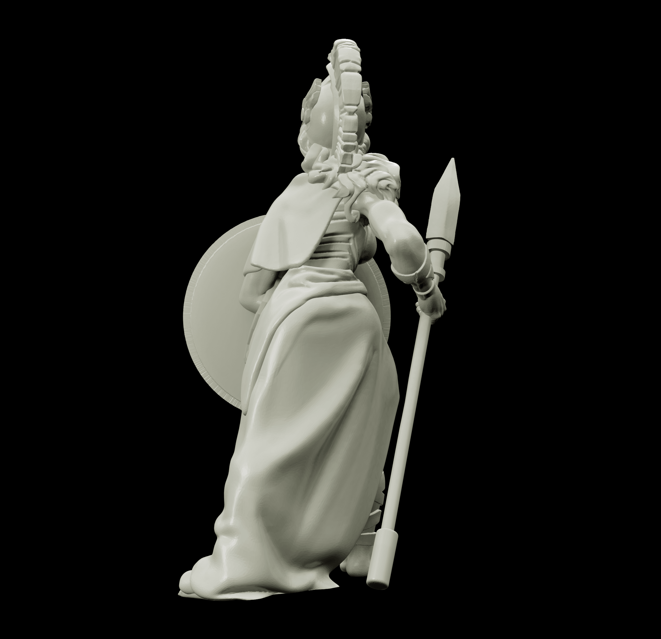 3D Printed Bestiary Vol. 4 Nafarrate - Athena 32mm Ragnarok D&D