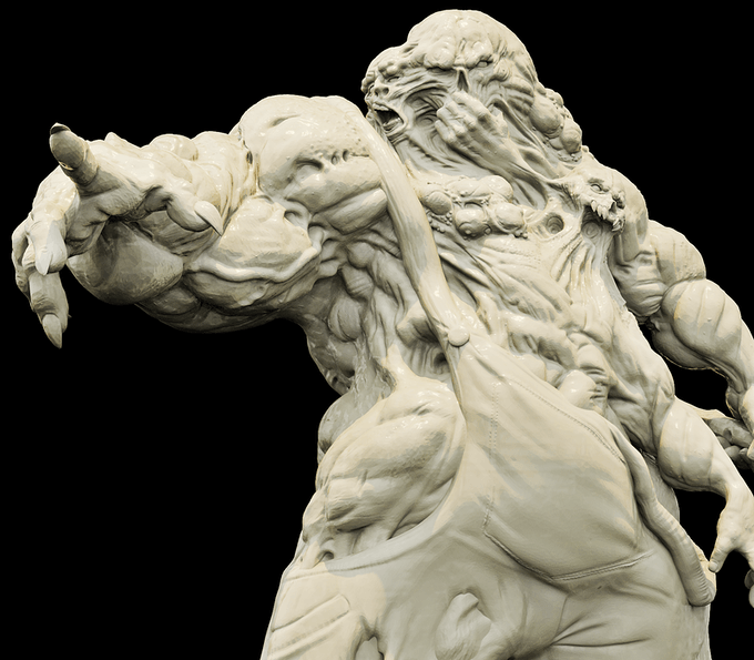 3D Printed Bestiary Vol. 4 Nafarrate - Biir'zha Aberration 32mm Ragnarok D&D