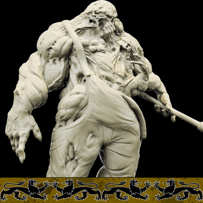 3D Printed Bestiary Vol. 4 Nafarrate - Biir'zha Aberration 32mm Ragnarok D&D