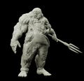 3D Printed Bestiary Vol. 4 Nafarrate - Biir'zha Aberration 32mm Ragnarok D&D