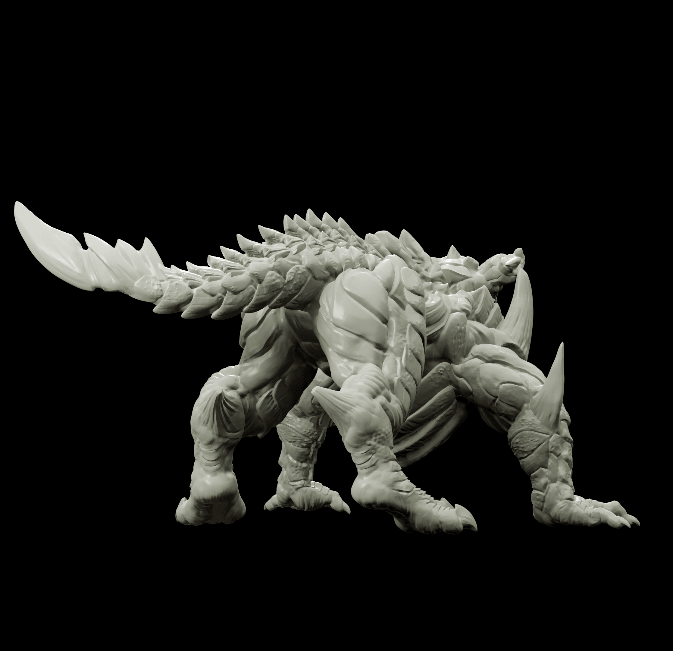 3D Printed Bestiary Vol. 4 Nafarrate - Cidraen Thunder Dragon 32mm Ragnarok D&D