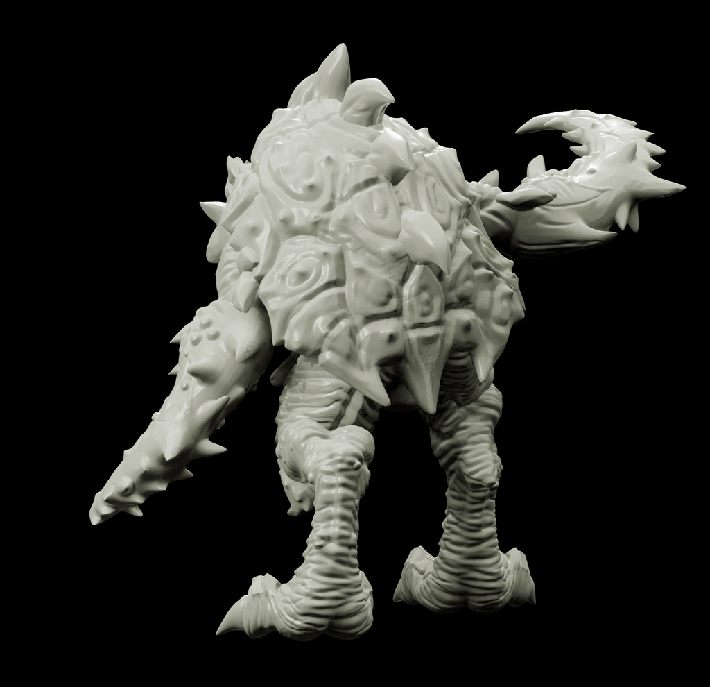 3D Printed Bestiary Vol. 4 Nafarrate - Corvolture Beast 32mm Ragnarok D&D