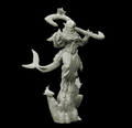 3D Printed Bestiary Vol. 4 Nafarrate - Ephyra Lady Shark 32mm Ragnarok D&D