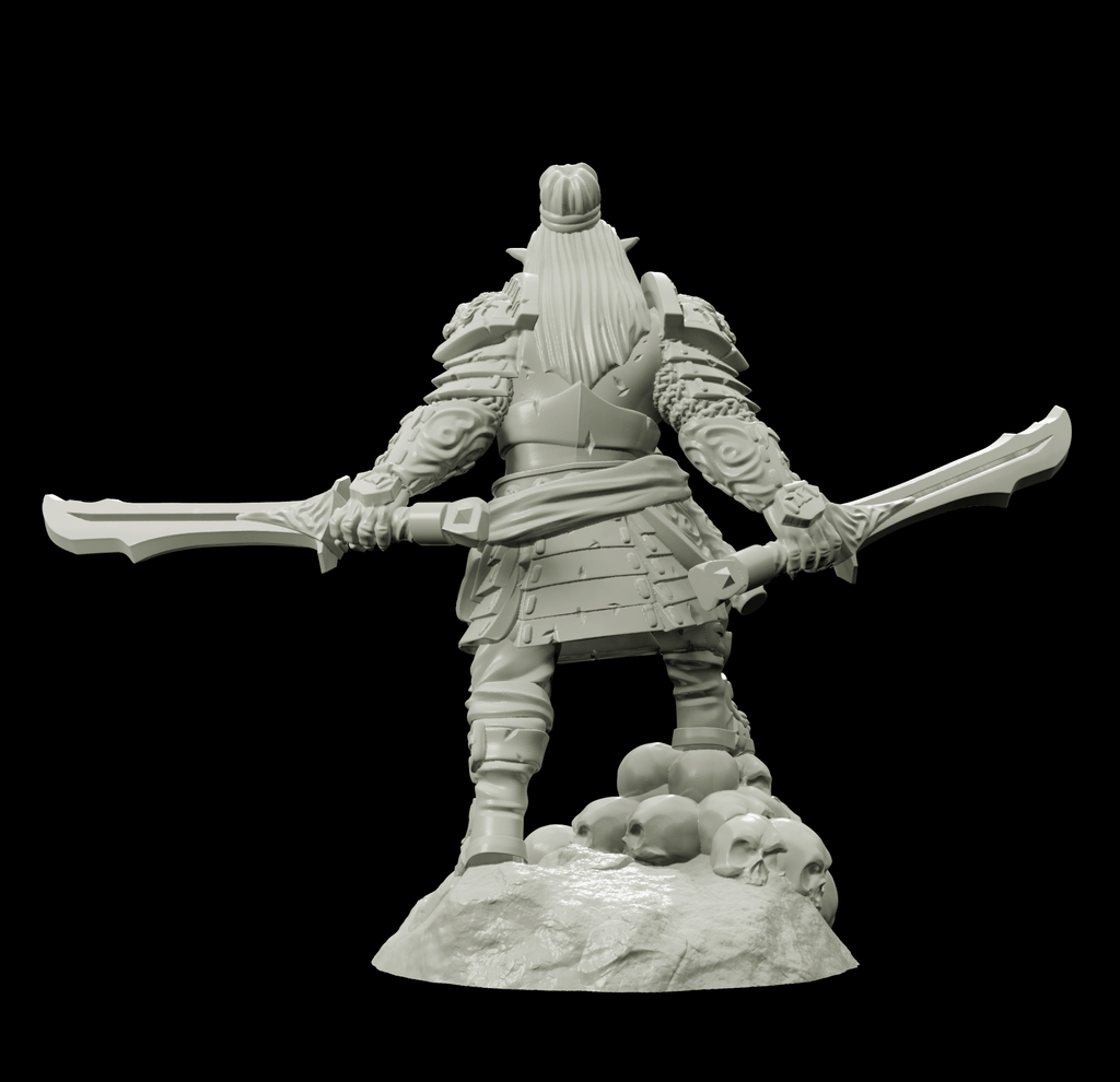 3D Printed Bestiary Vol. 4 Nafarrate - Hobgoblin 32mm Ragnarok D&D
