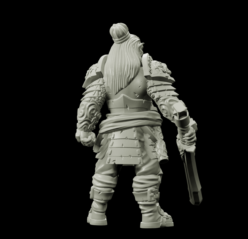 3D Printed Bestiary Vol. 4 Nafarrate - Hobgoblin 32mm Ragnarok D&D