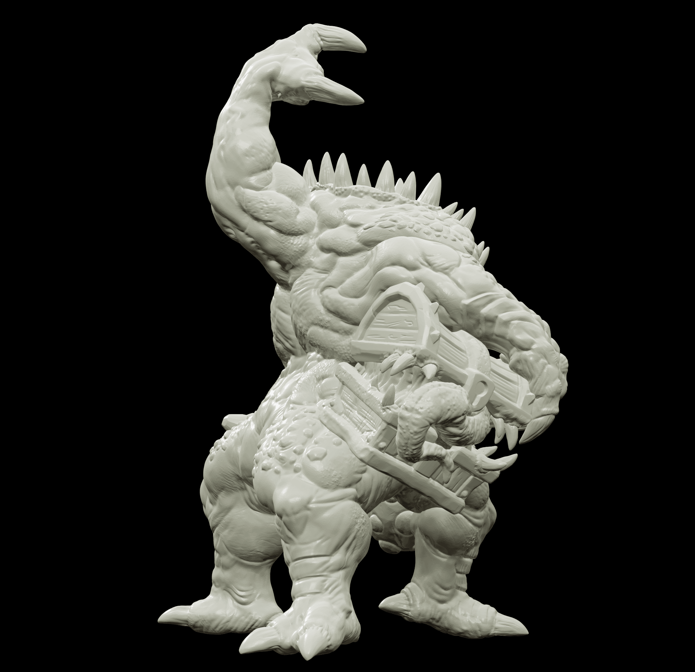 3D Printed Bestiary Vol. 4 Nafarrate - Iutreli Abomination 32mm Ragnarok D&D
