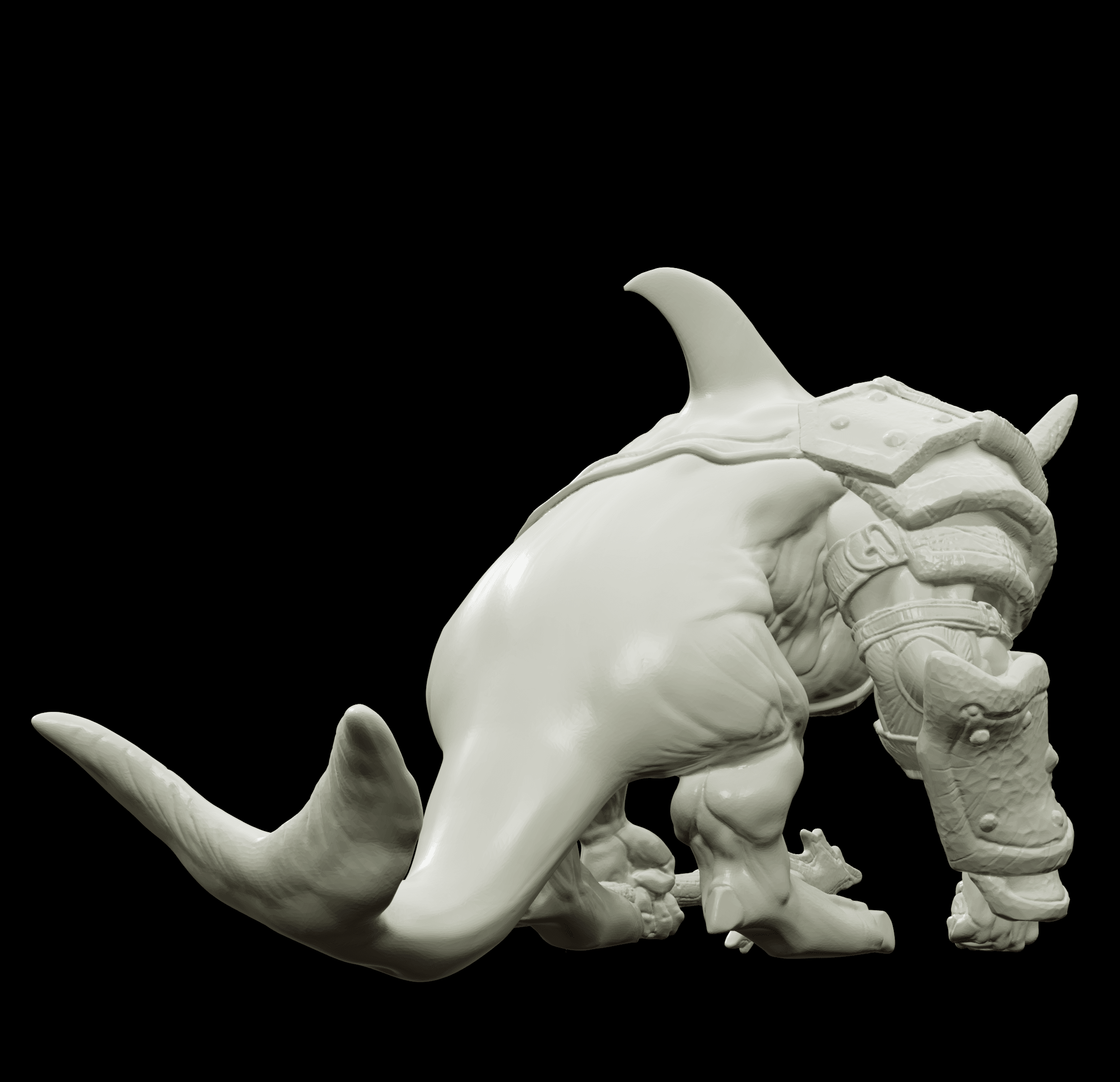 3D Printed Bestiary Vol. 4 Nafarrate - Jikax Killer Whale 32mm Ragnarok D&D
