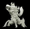 3D Printed Bestiary Vol. 4 Nafarrate - Khepri Demon Fiend 32mm Ragnarok D&D