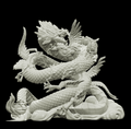 3D Printed Bestiary Vol. 4 Nafarrate - Kukulkan Sea Serpent 32mm Ragnarok D&D