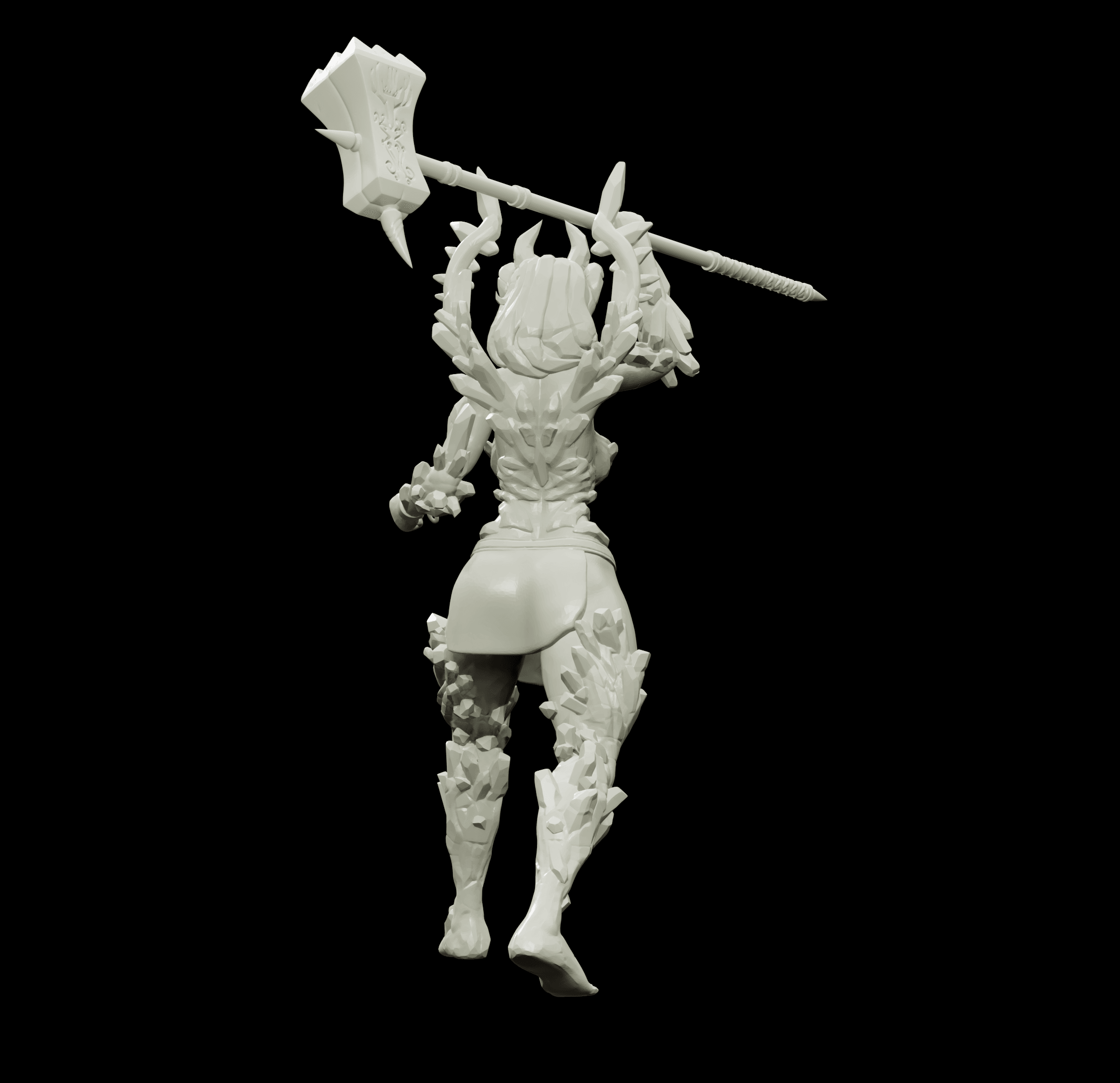 3D Printed Bestiary Vol. 4 Nafarrate - Laufrey Cambion Fiend 32mm Ragnarok D&D