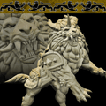 3D Printed Bestiary Vol. 4 Nafarrate - Nian Lion Mount 32mm Ragnarok D&D