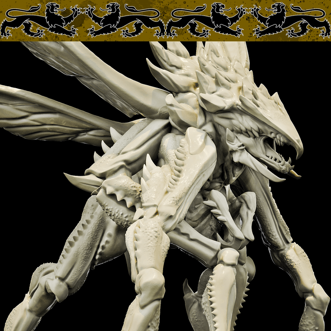 3D Printed Bestiary Vol. 4 Nafarrate - Primirus Shapechanger 32mm Ragnarok D&D