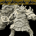 3D Printed Bestiary Vol. 4 Nafarrate - Wereboar 32mm Ragnarok D&D