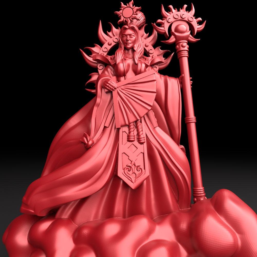 3D Printed Bestiary Vol. 5 Nafarrate - Amaterasu 32mm Ragnarok D&D
