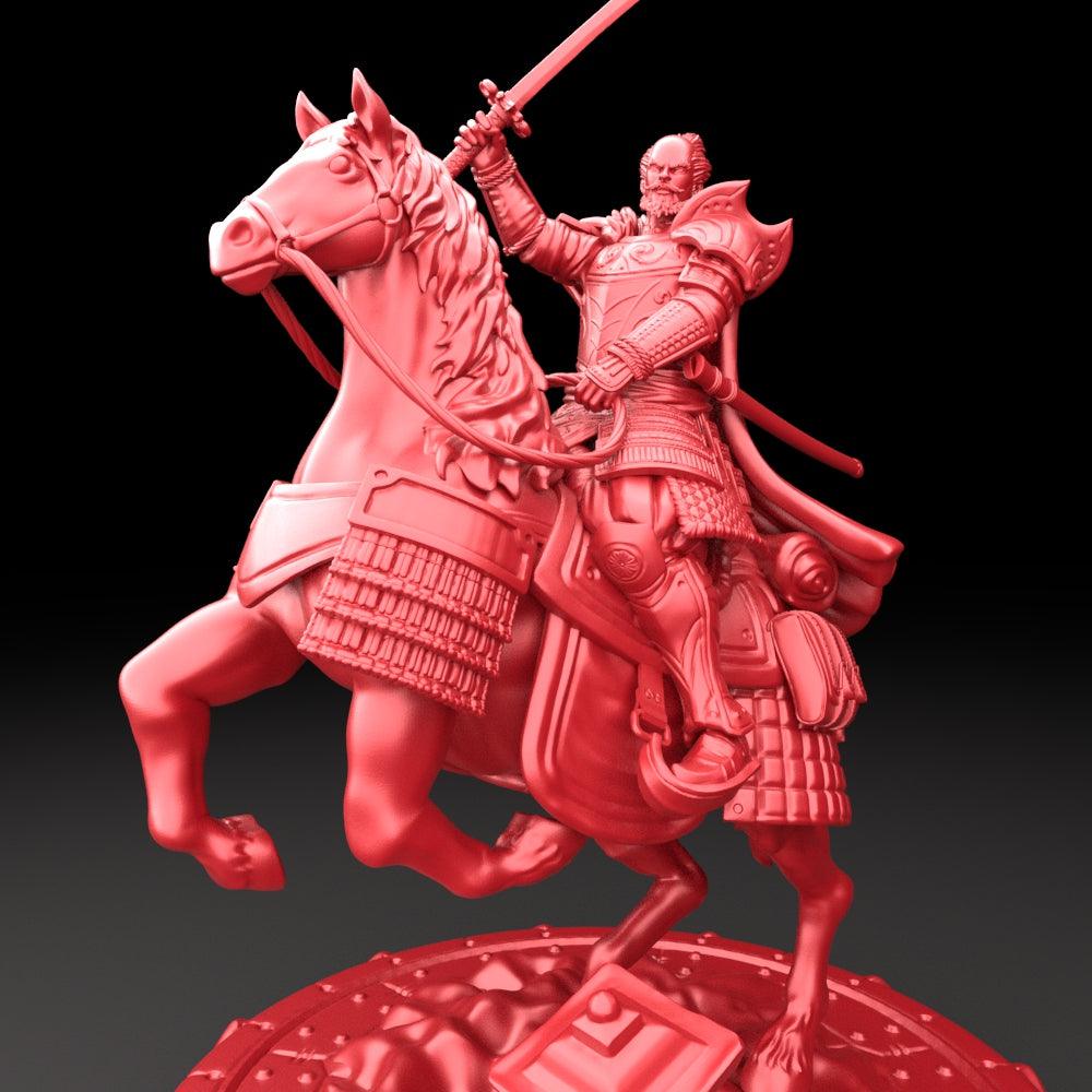 3D Printed Bestiary Vol. 5 Nafarrate - Oda Nobunaga 32mm Ragnarok D&D