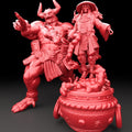 3D Printed Bestiary Vol. 5 Nafarrate - Old Invoker 32mm Ragnarok D&D