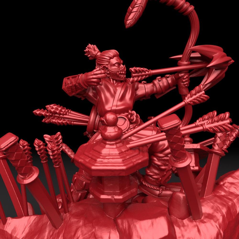 3D Printed Bestiary Vol. 5 Nafarrate - Tsukuyomi 32mm Ragnarok D&D