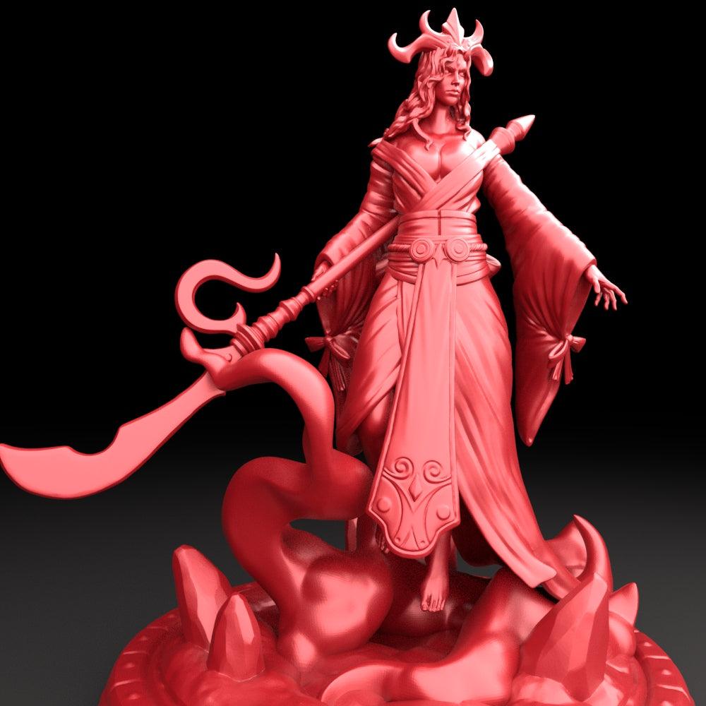 3D Printed Bestiary Vol. 5 Nafarrate - Yuki Ona 32mm Ragnarok D&D
