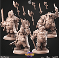 3D Printed Cast n Play 620 Riot Forces Huppus, Space Mercenaries Set 28mm 32mm D&D