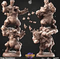 3D Printed Cast n Play 624 Siege Demolishers Huppus, Space Mercenaries Set 28mm 32mm D&D