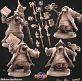 3D Printed Cast n Play 630 Oblivion Spellcasters Huppus, Space Mercenaries Set 28mm 32mm D&D