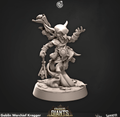 3D Printed Cast n Play 688 Goblin Warchief Kragger Kragger's Giants Set 28mm 32mm D&D