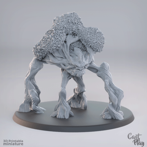 3D Printed Cast n Play Ancient Treant 28mm 32mm D&D