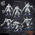 3D Printed Cast n Play Arctic Beast Dragons Hoard 28mm 32mm D&D