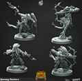 3D Printed Cast n Play Banaag Fletchers Saurus Rovers Set 28mm 32mm D&D