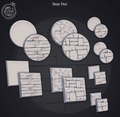 3D Printed Cast n Play Basic Base Set 28mm 32mm D&D