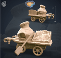 3D Printed Cast n Play Bread Cart Kingdom Of Thamarya 28mm 32mm D&D
