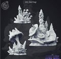 3D Printed Cast n Play Cave Fungi 28mm 32mm D&D