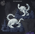 3D Printed Cast n Play Cerebrum Hound 28mm 32mm D&D