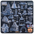 3D Printed Cast n Play Christmas Village Terrain Set 28mm 32mm D&D
