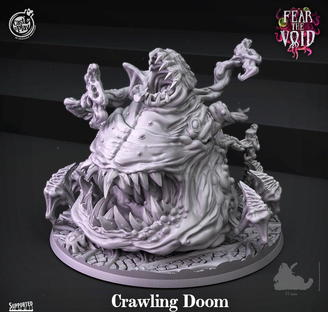 3D Printed Cast n Play Crawling Doom Fear the Void 28mm 32mm D&D
