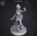 3D Printed Cast n Play Crystal Wizard 28mm 32mm D&D