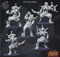 3D Printed Cast n Play Cursed Skeletons The Cursed Crew 28mm 32mm D&D
