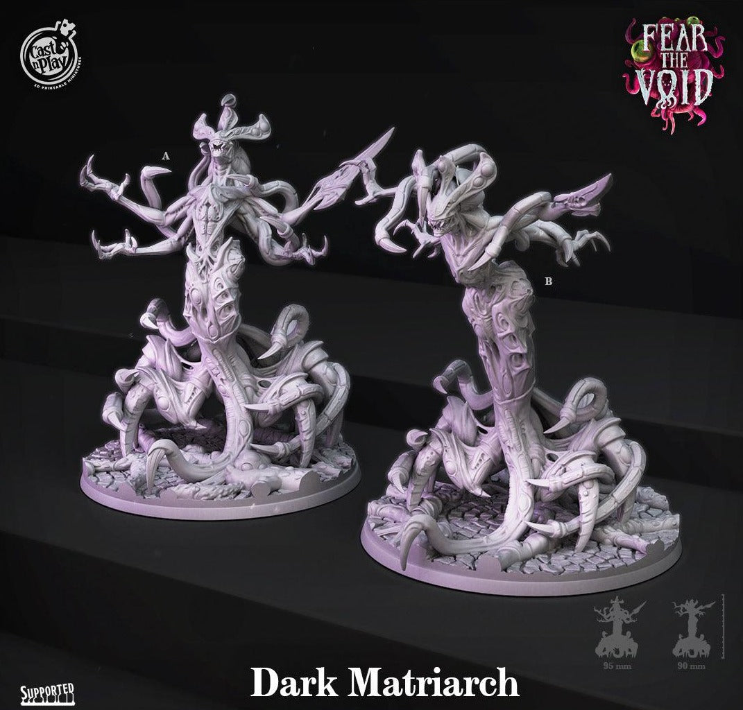 3D Printed Cast n Play Dark Matriarch Fear the Void 28mm 32mm D&D