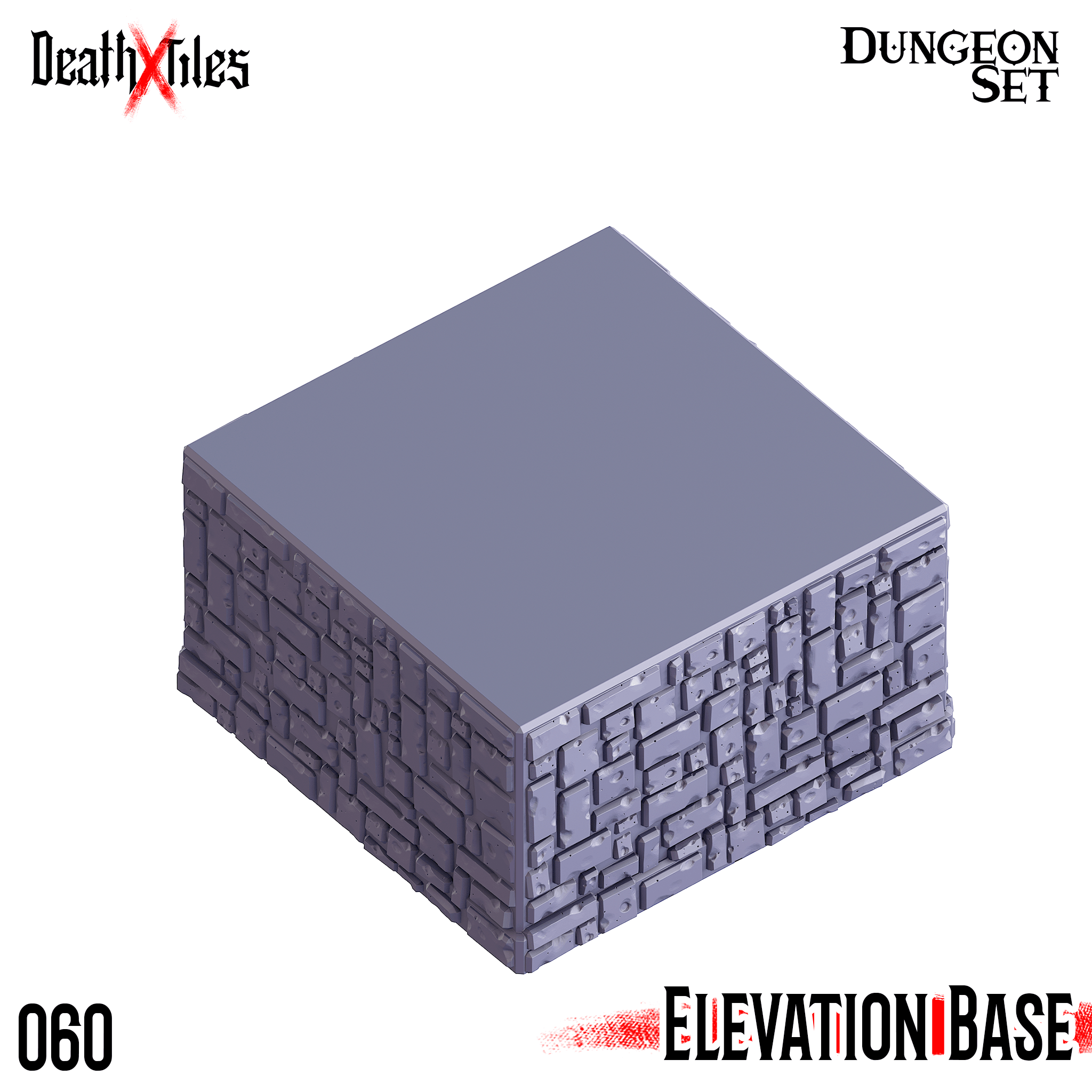 3D Printed Cast n Play Death x Tiles - Stairs Ramp Set 28mm 32mm D&D