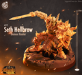 3D Printed Cast n Play Depths of Hell - Seth Hellbrow 28mm 32mm D&D