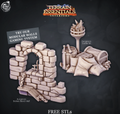 3D Printed Cast n Play Dungeon Scatter Set 28mm 32mm D&D