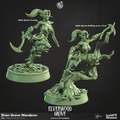 3D Printed Cast n Play Elven Grove Wanderer Elvenwood Grove Set 28mm 32mm D&D