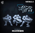 3D Printed Cast n Play Exo Marines Nebula Origins 28mm 32mm D&D