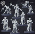 3D Printed Cast n Play Fairy King Set 28mm 32mm D&D