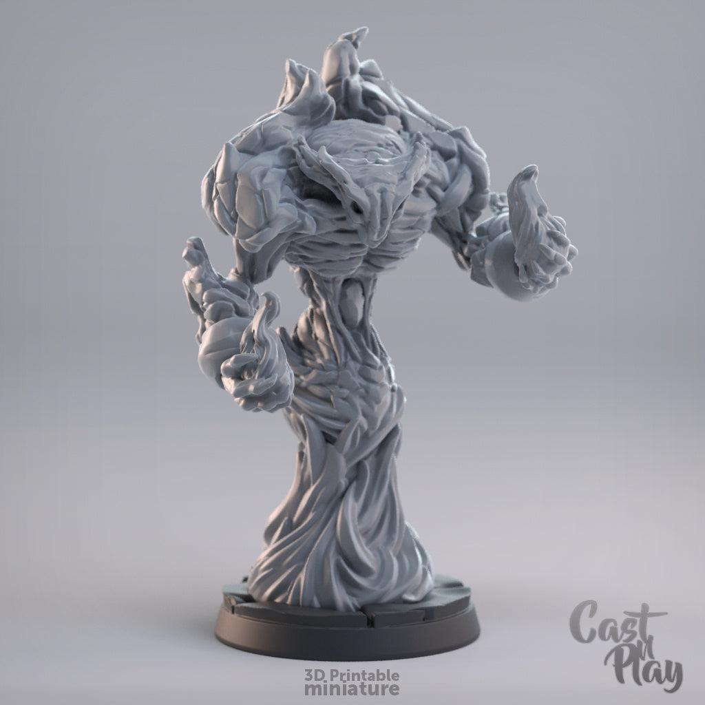 3D Printed Cast n Play Fire Elemental 28mm 32mm D&D