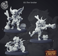 3D Printed Cast n Play Floor Scrubber Imps The Cursed Crew 28mm 32mm D&D
