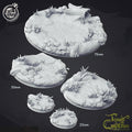 3D Printed Cast n Play Forest Creature Bases 28mm 32mm D&D