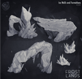 3D Printed Cast n Play Frostlands - Arctic Ice Wall Scatter Terrain 28mm 32mm D&D